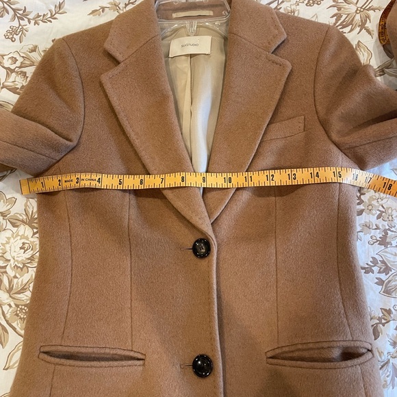 Camel Wool Blend Women's Coat - Picture 14 of 14